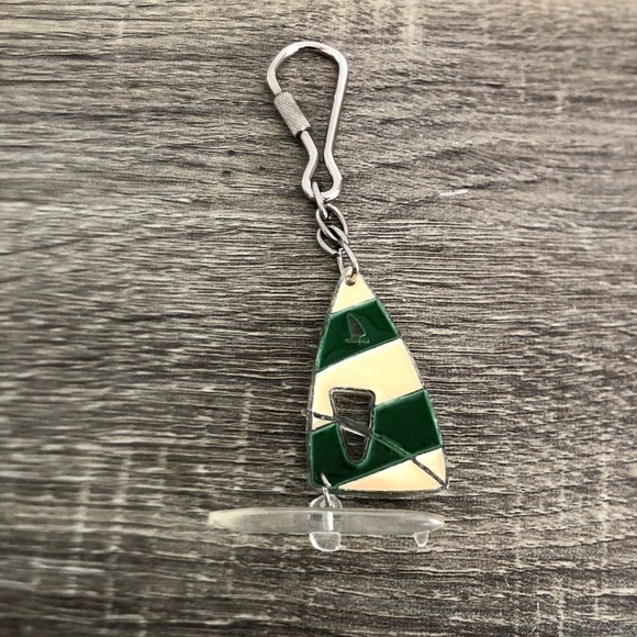 Vtg Articulating Sailboat Keychain - Picture 2 of 7